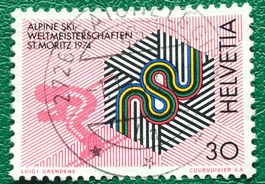 CH Briefmarken GESTEMPELT   