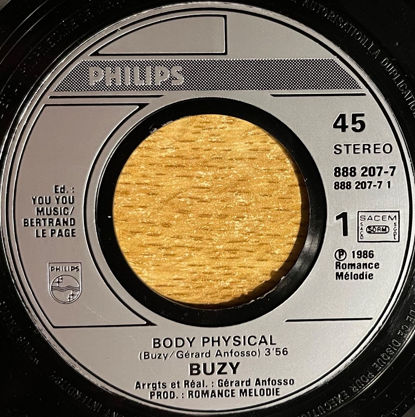 Vinyles: BUZY - BODY PHYSICAL – D'occasion à Bussigny par vinyl-pas-cher 2
