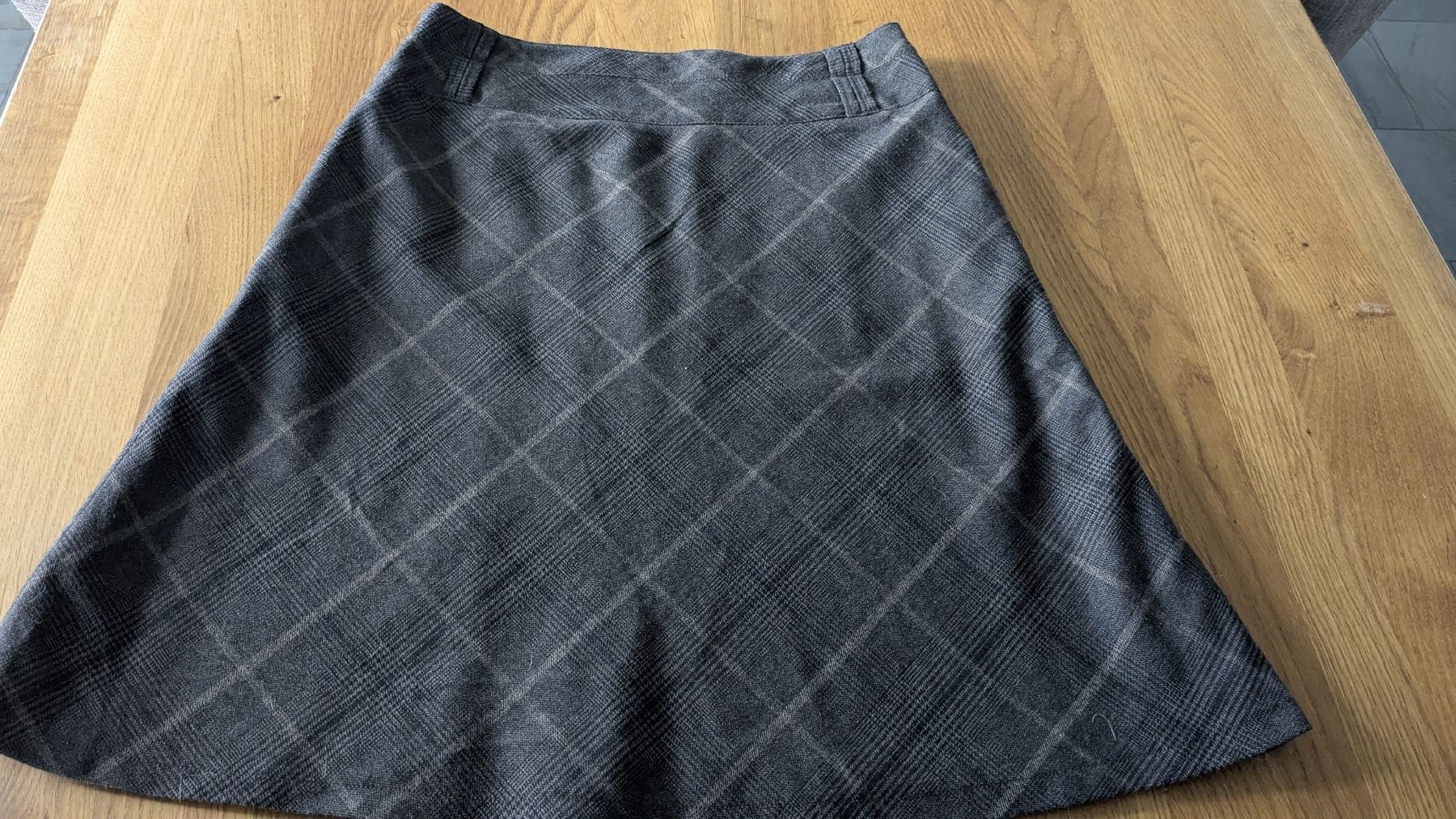 Tom Tailor Gonne: Tom Tailor Rock Gr.36 grau, braun kariert – Usato da Belp venduto da Beatrice6311 3