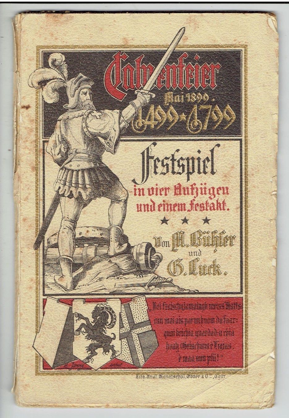 Libri: Calvenfeier 1899 – Usato da Flims - Dorf venduto da Stagediver