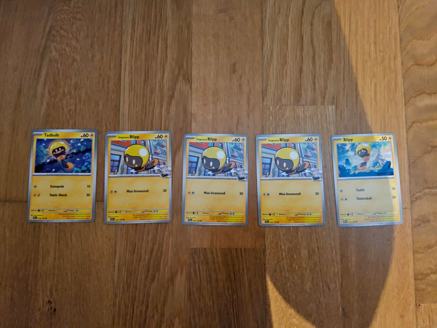 Pokémon Sammelbilder & Trading cards: Pokemon Tadbulb und Blipp – Neu (gemäss Beschreibung) aus Freudwil von freny24