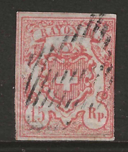 Tutti i francobolli: 1852 : Rayon Nr. 20, signiert – Usato da Gümligen venduto da Geniusbuy