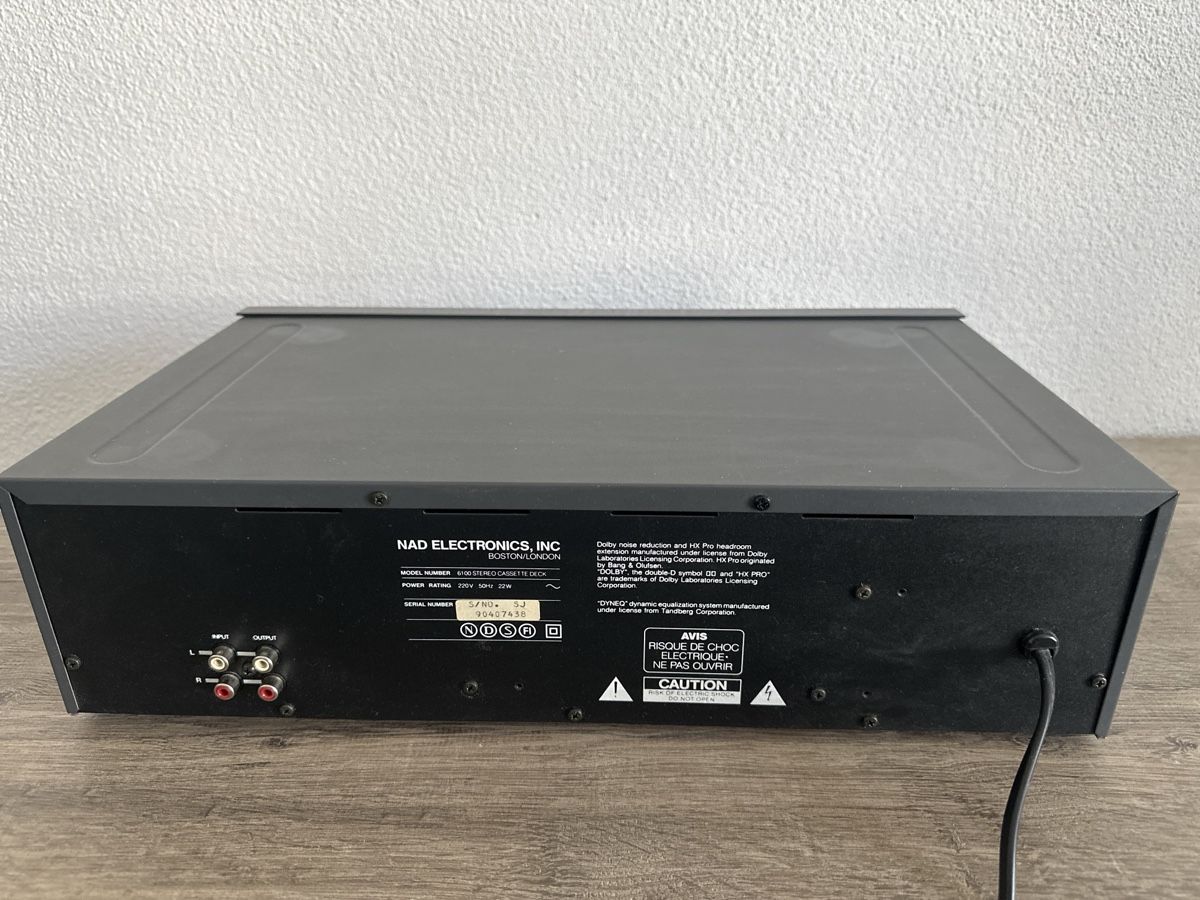 Nad Registratori: NAD Cassette Deck 6100 – Usato da Kerns venduto da evae3 2