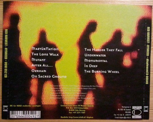 CD: Red Harvest - Hybreed – Usato da Uzwil venduto da visions77 1
