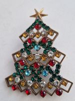 Aussergewöhnliche Gablonzer Weihnachtsbrosche