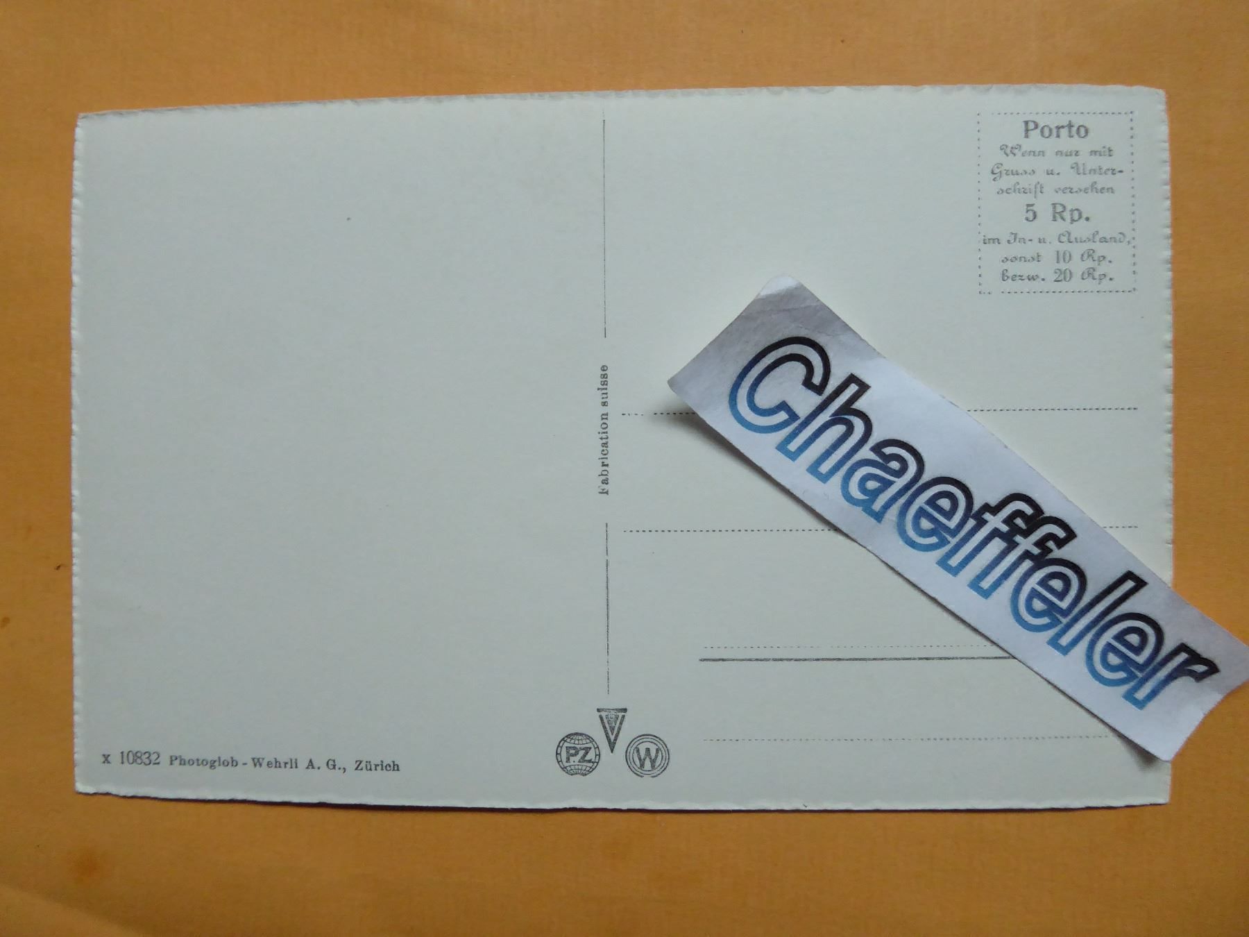 Cartoline postali: Jungfraujoch m. Mönch u.Aletschgletscher – Nuovo (secondo la descrizione) da Zürich venduto da Chaeffeler 1