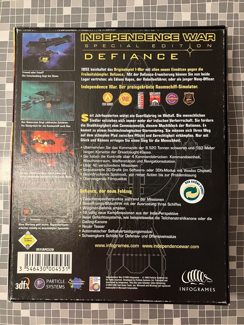Giochi: Independence War: Defiance - PC Big Box (1999, deutsch) – Usato da Winkel venduto da Asdas87 2