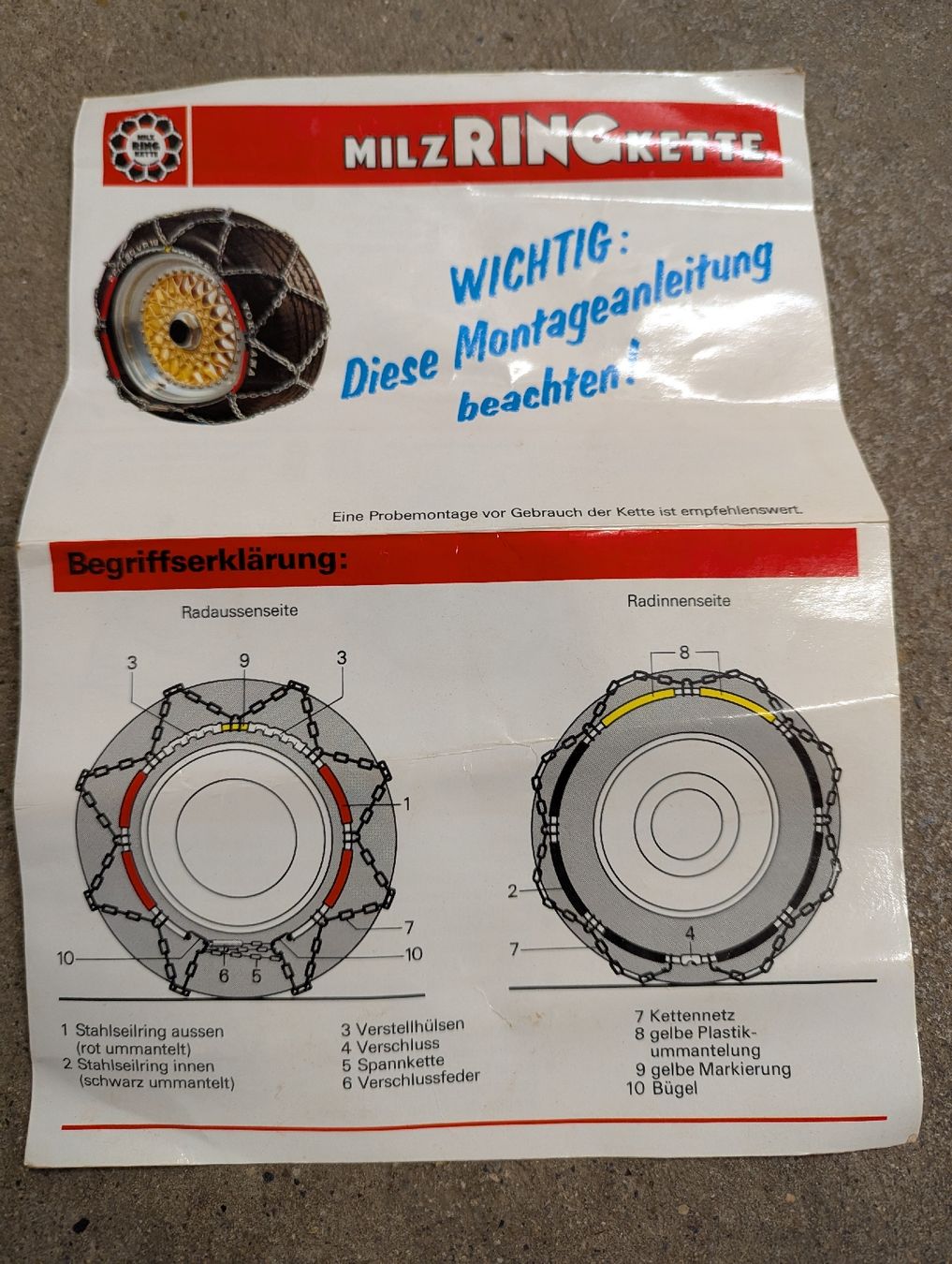 Schneeketten: Schneeketten von Milz 14-15" – Gebraucht aus Bäretswil von sxv 4