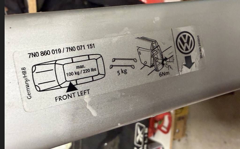 Portapacchi: Dachträger fur VW / Volkswagen – Usato da Dinhard venduto da Raff1986 1