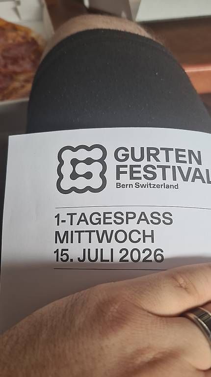 Biglietti: Gurtenfestival – Usato da Walkringen venduto da Minich