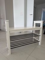 Schuhregal Bank weiss von Ikea