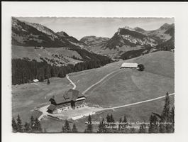 AK 1961 Gasthaus Ferienheim Salwideli Sörenberg Fliegerfoto