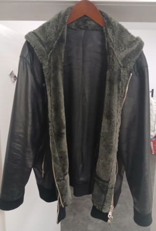 Stuhlmann, Fell Lederjacke, Top Zustand, Grösse 52