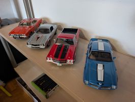 Muscle Cars 70s 1:18 : Charger, Camaro, Transam, el camino