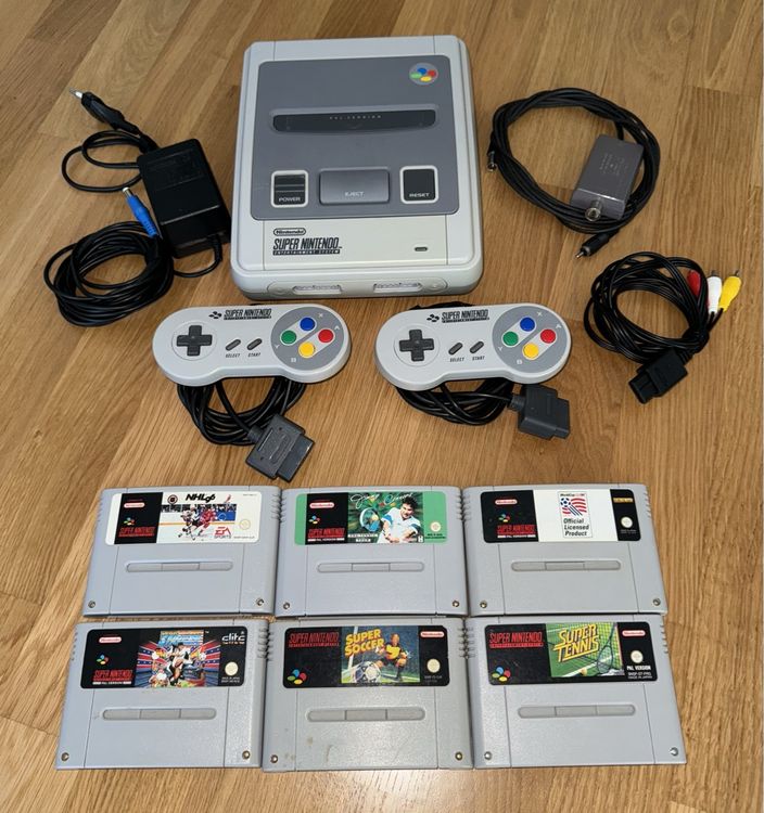 Original Super Nintendo Snes Konsole Mit Zubeh R Kaufen Auf Ricardo