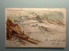 Jungfraubahn Müller & Trüb Litho 1902