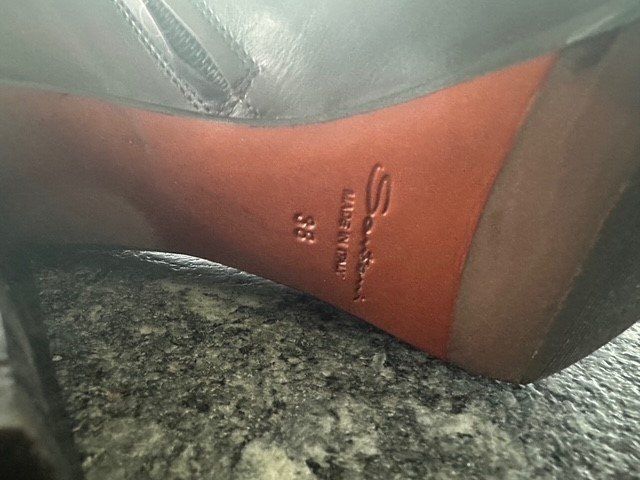 Santoni Scarpe da donna: Original Santoni Stiefeletten, lila, Gr. 38 – Nuovo (secondo la descrizione) da Watt venduto da MilaKimba 9