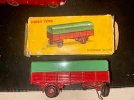 Dinky Toys Remorque Bachée Rouge Réf. 25T / 32C - OVP