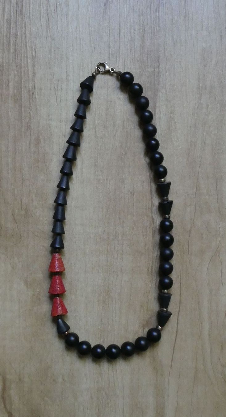 Onyx Catenine: Halskette Onyx matt schwarz Edelstein – Usato da Frauenfeld venduto da dhour 1