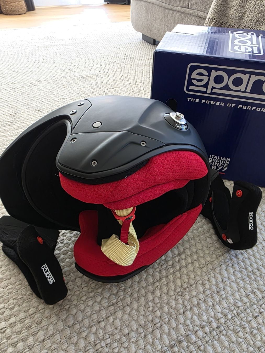 Sparco Caschi & visiere: Sparco Rennhelm – Nuovo e nell'imballaggio originale da Kriens venduto da A.I.V 2