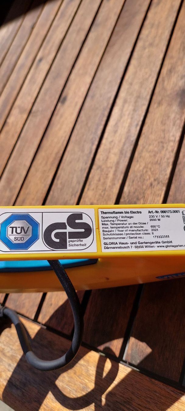 Tutti gli attrezzi: Heissluft Unkrautbrenner, Marke Gloria – Usato da Melchnau venduto da Jb6 1