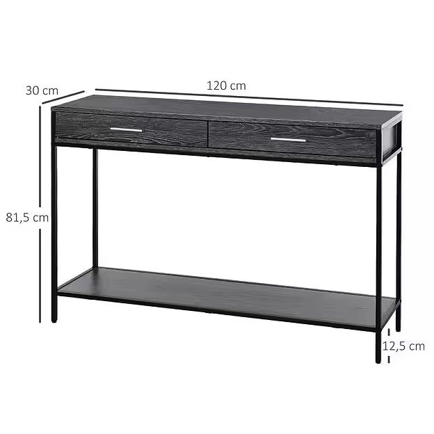 Console: Konsole Konsolentisch  schwarz/anthrazit – Usato da Dittingen venduto da AS_25 3