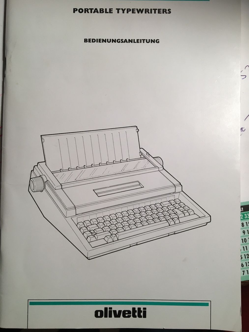 Olivetti Macchine da scrivere: Schreibmaschine elektrisch Olivetti E 505 – Usato da Arth venduto da Vrecam51 6