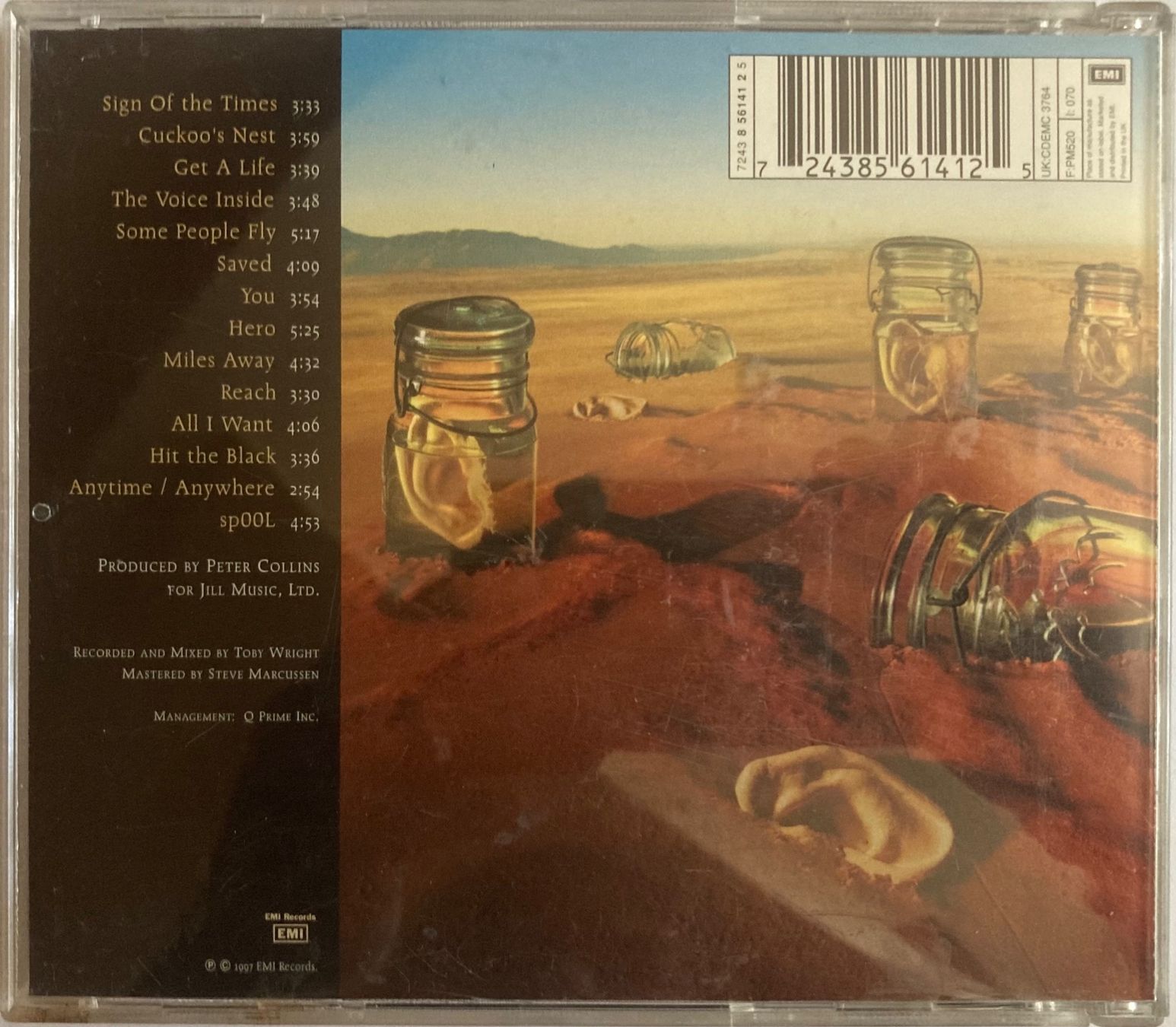 CDs: QUEENSRŸCHE - HEAR IN THE NOW FRONTIER – Gebraucht aus Poliez-Pittet von Newtown-Records 1