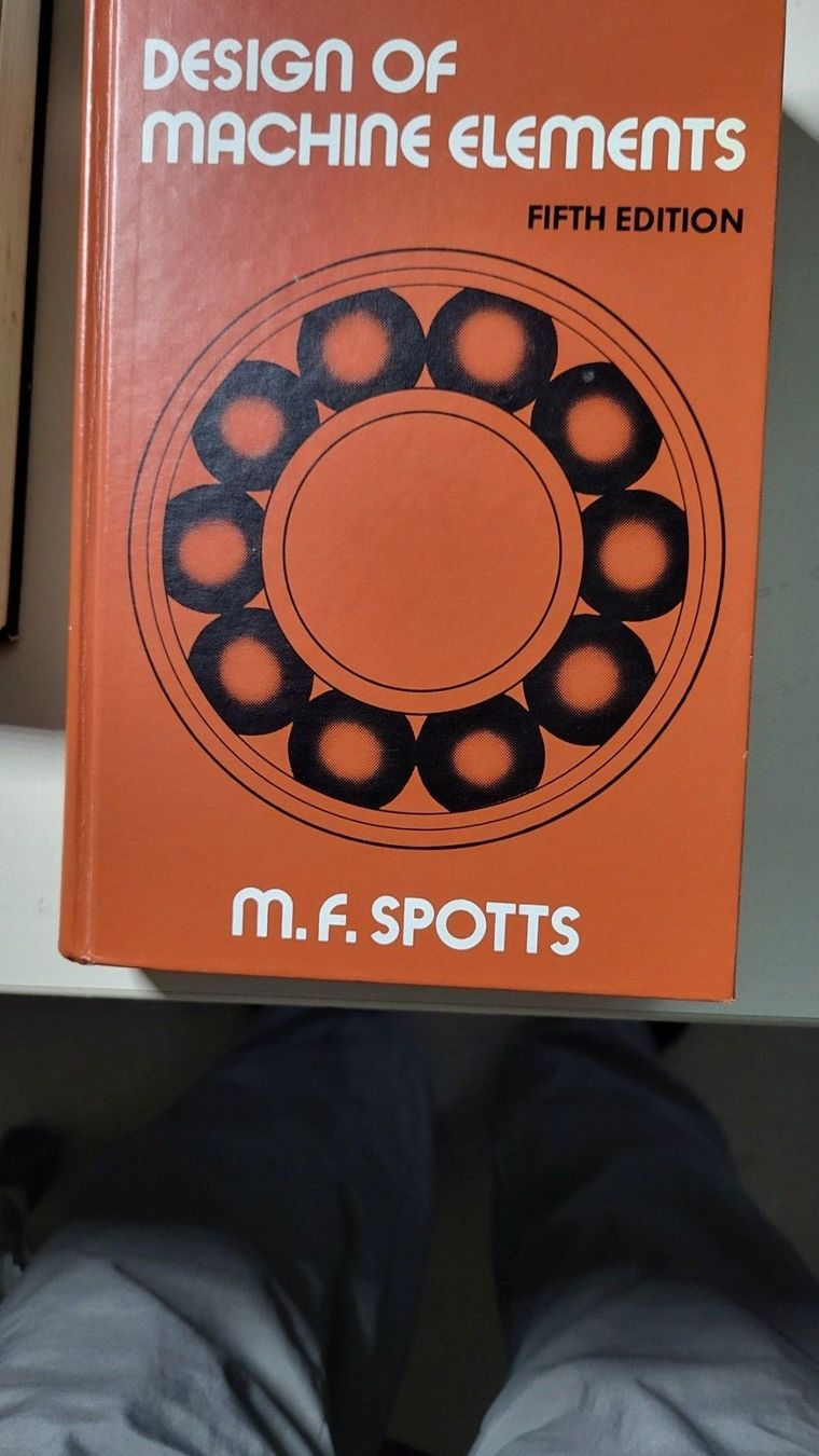 Bücher: Design of Machine Elements 5th Edition – Gebraucht aus Wettingen von