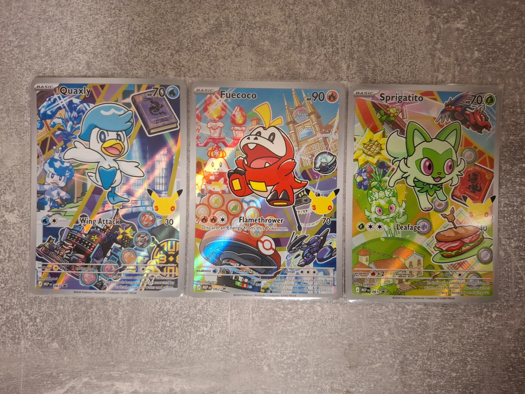 Pokémon Carte collezionabili: First Partner Illustration Series 3 - Paldea 3er Set EN – Nuovo e nell'imballaggio originale da Winterthur venduto da andrekeller95 1