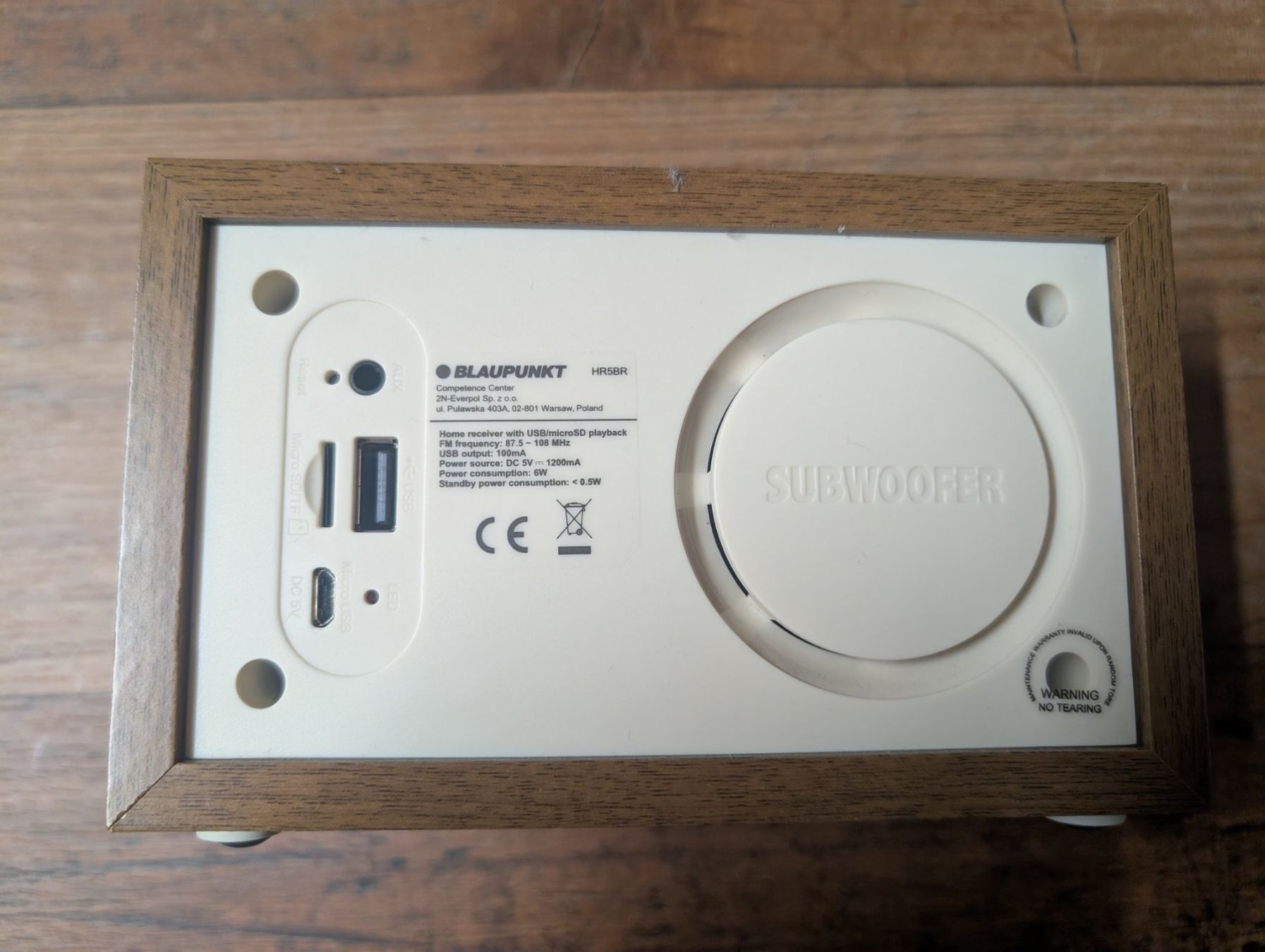 Radio: Wecker Blaupunkt Radio HR5BR Holzoptik – Usato da Neuenhof venduto da mlw_w98j 3