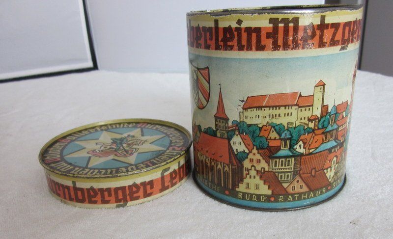 Barattoli: Blechdose Haeberlein-Metzger Lebkuchen – Usato da Bischofszell venduto da Pfau0 3