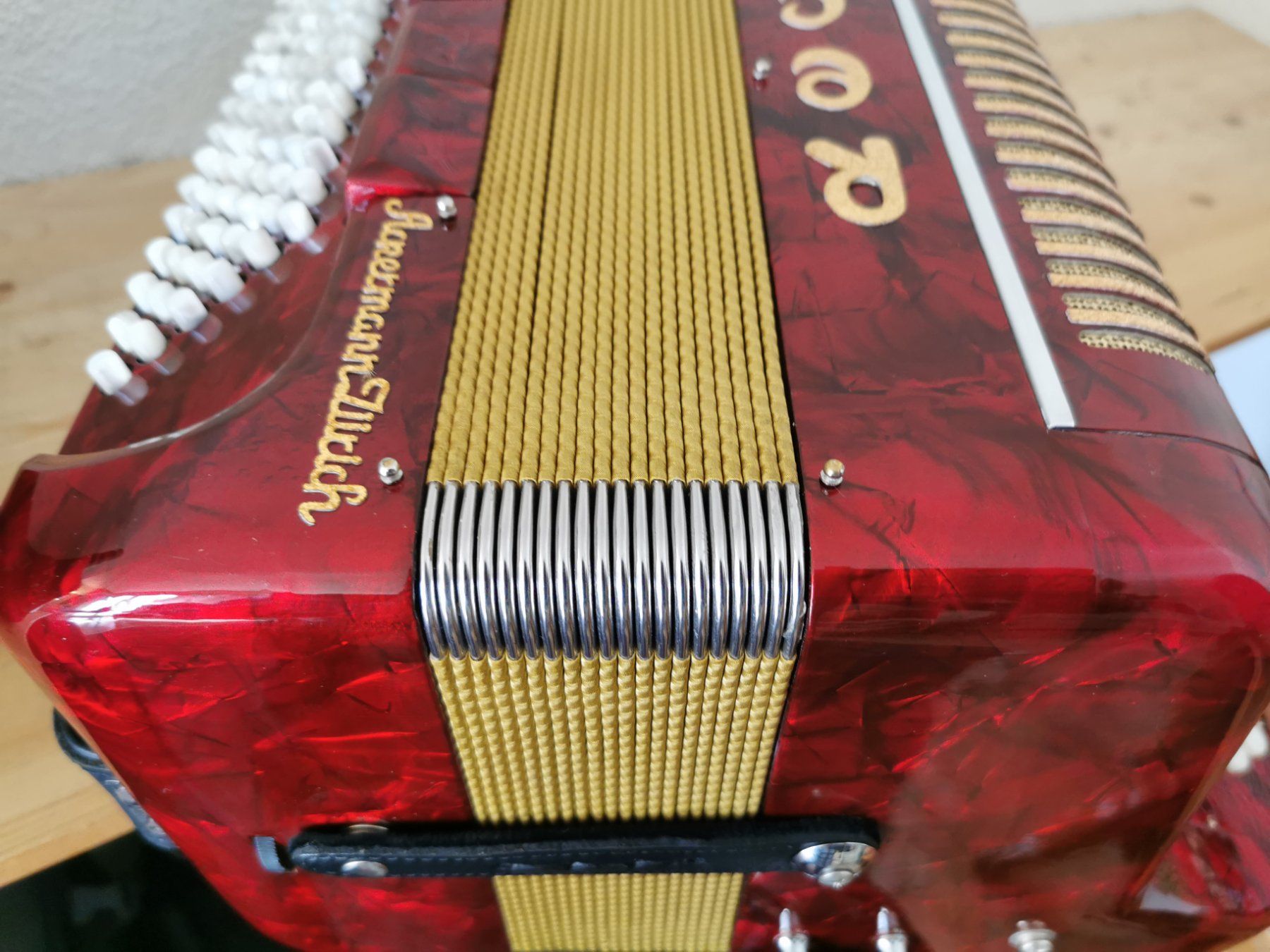 Musikinstrumente: AKKORDEON RECORD PIGINI GRANDIOSO – Gebraucht aus Volketswil von  8