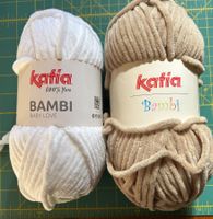 Katia Bambi blanc et beige 2 pelotes 100g