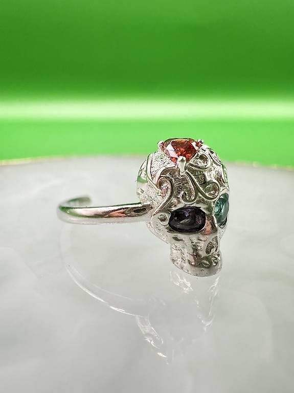 Altri gioielli: Schmuckset Schädel aus 925 Sterling Silber – Usato da Thalwil venduto da han_2b8c 7