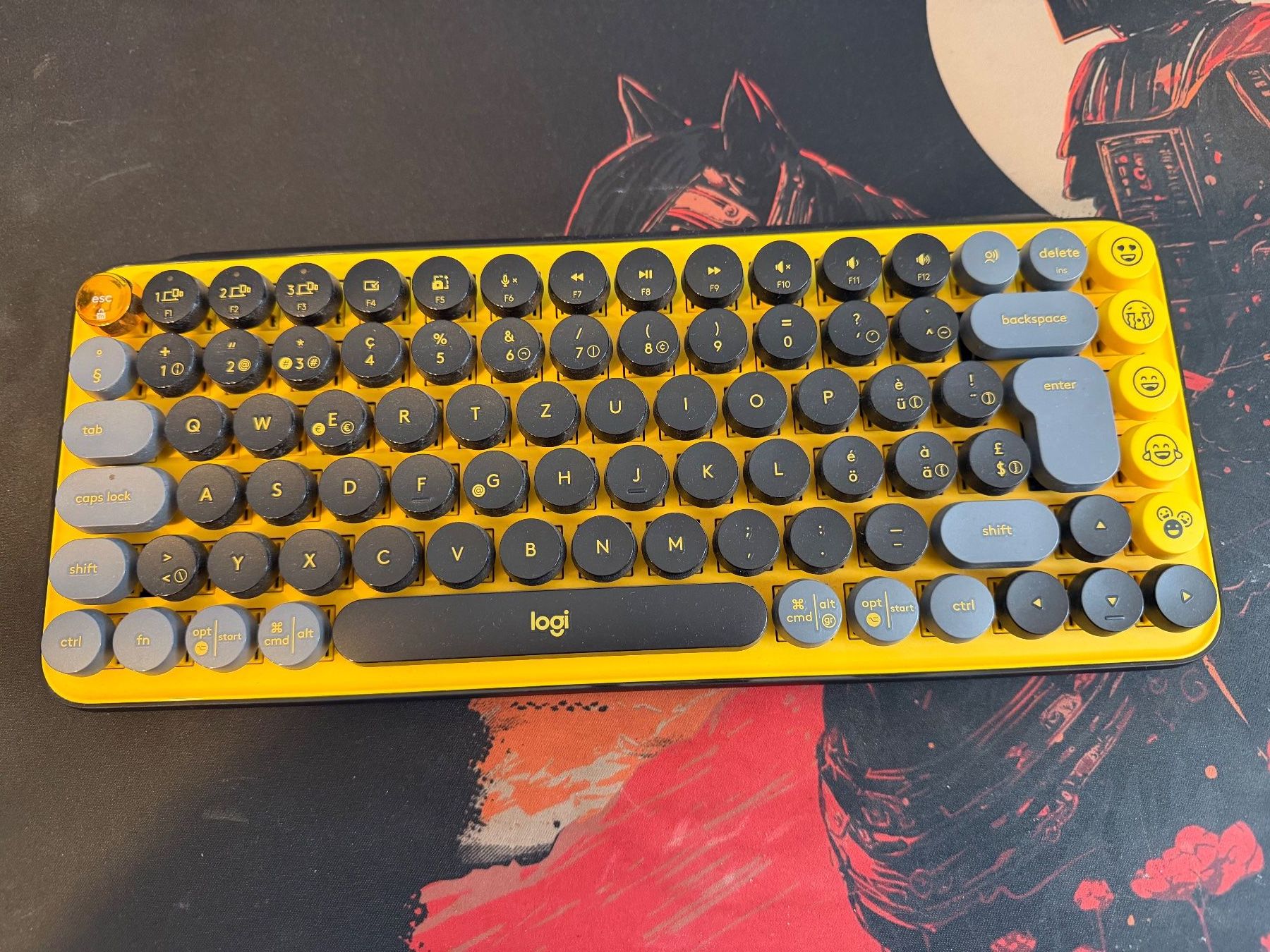 Logitech Tastaturen: Logitech POP Keys Blast Yellow – Gebraucht aus Chur von Joshuabaum