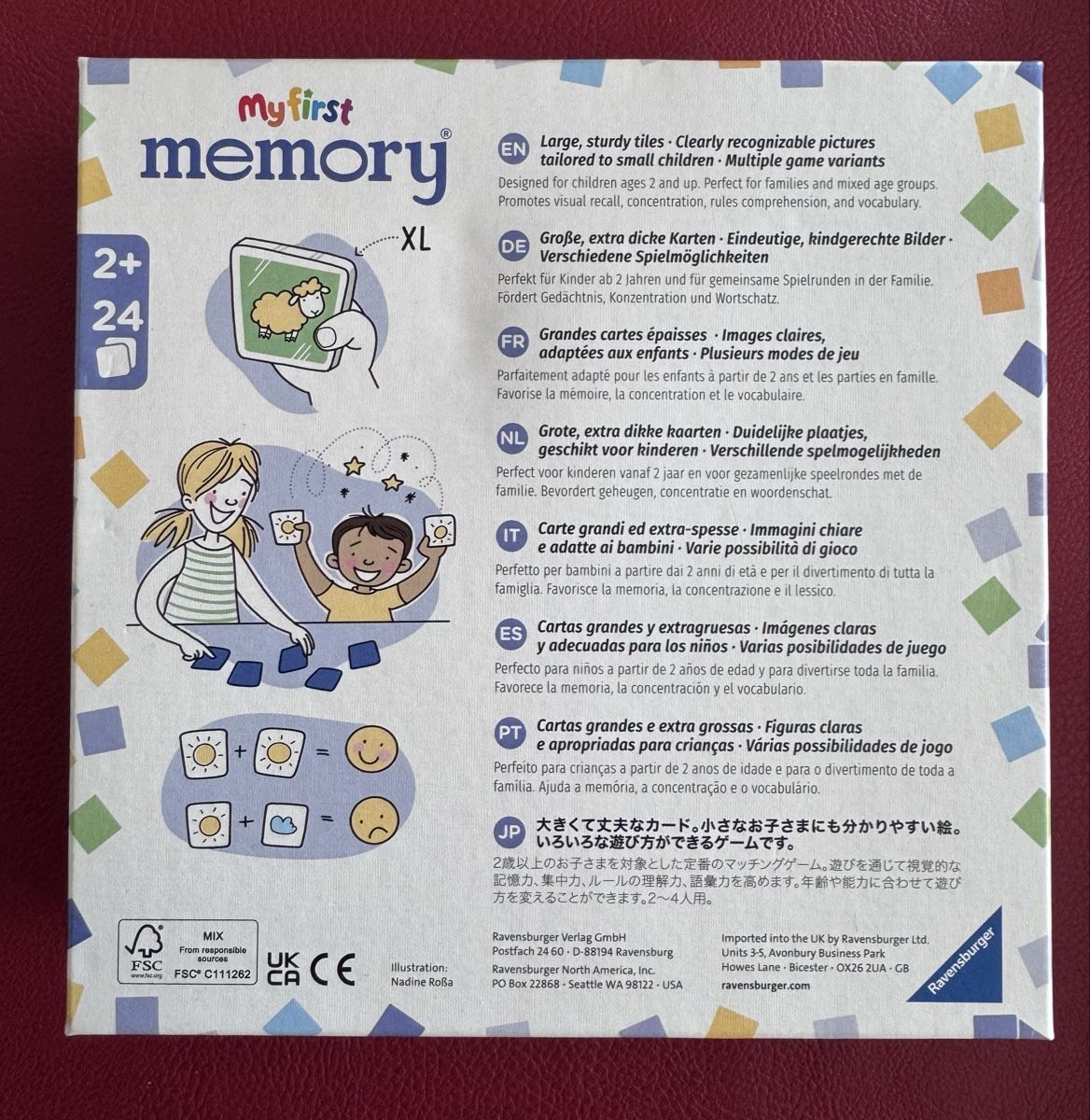Ravensburger Giocattoli: Ravensburger My First Memory Spiel, Top Zustand! – Usato da Rüfenacht BE venduto da Sodeli03 2
