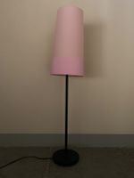 Vintage Tischlampe Stehlampe Stehleuchte Lampenschirm Rosa