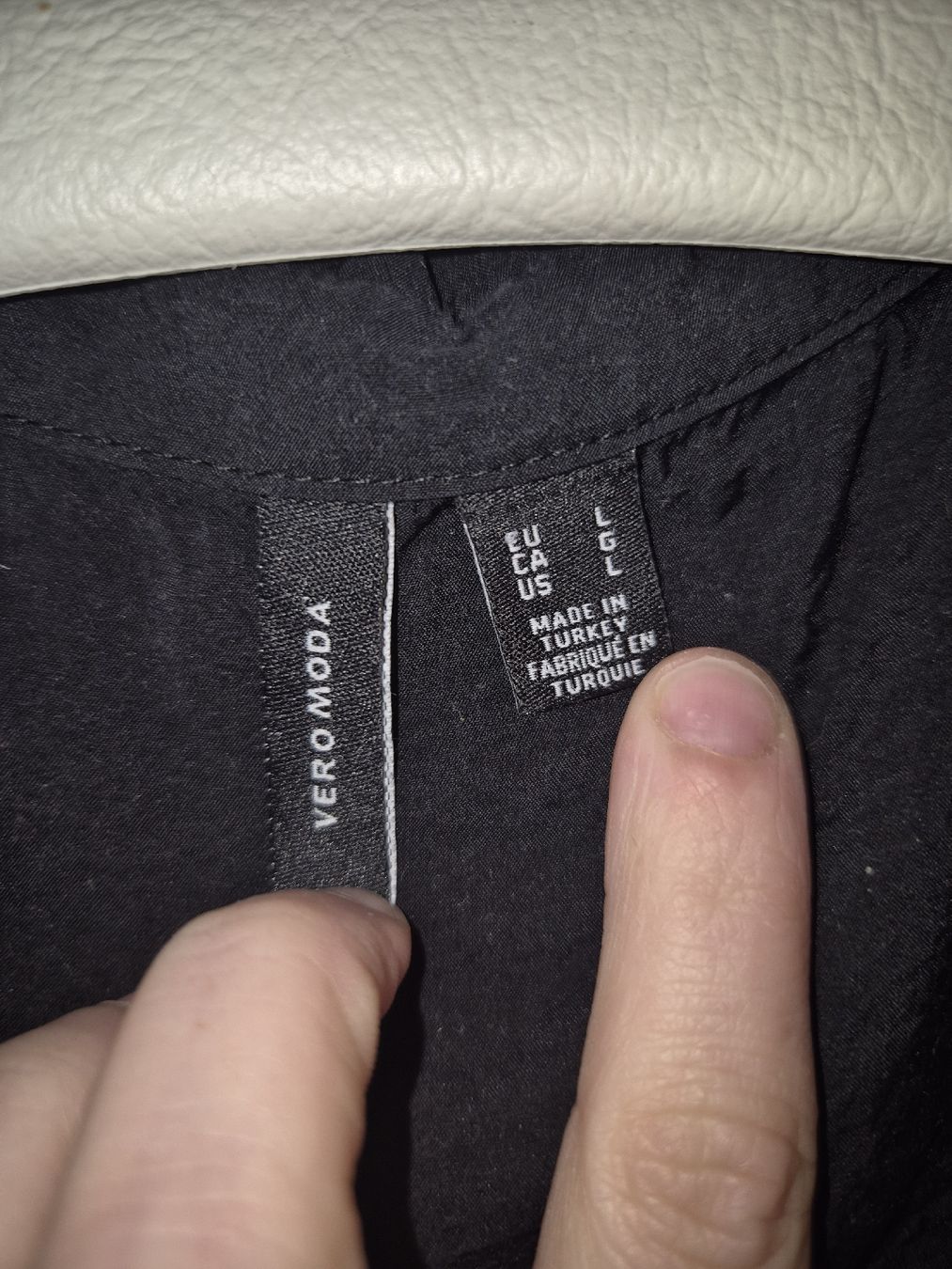 Vero Moda Camicette: Veromoda Hemd Bluse, Grösse L, Schwarz – Nuovo (secondo la descrizione) da Mürren venduto da daniela_sch_96 1