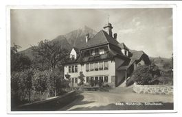 Hondrich - Simmental (BE) Schulhaus - Foto-AK - um 1920