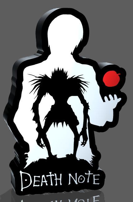 Lampade: Lampe / Lightbox Death Note Light Yagami & Ryuk – Nuovo e nell'imballaggio originale da Yvorne venduto da Bocchino_1291