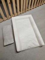 Wickelauflage weiss mit Bezug gebraucht sehr guter Zustand