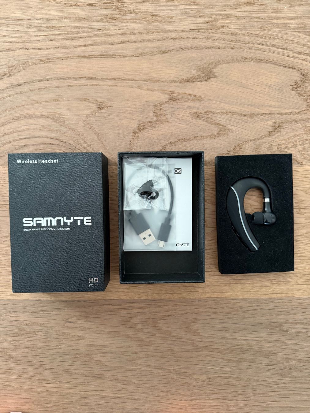 Cuffie: Samnyte Q6 Bluetooth Headset – Nuovo e nell'imballaggio originale da Kloten venduto da canela9
