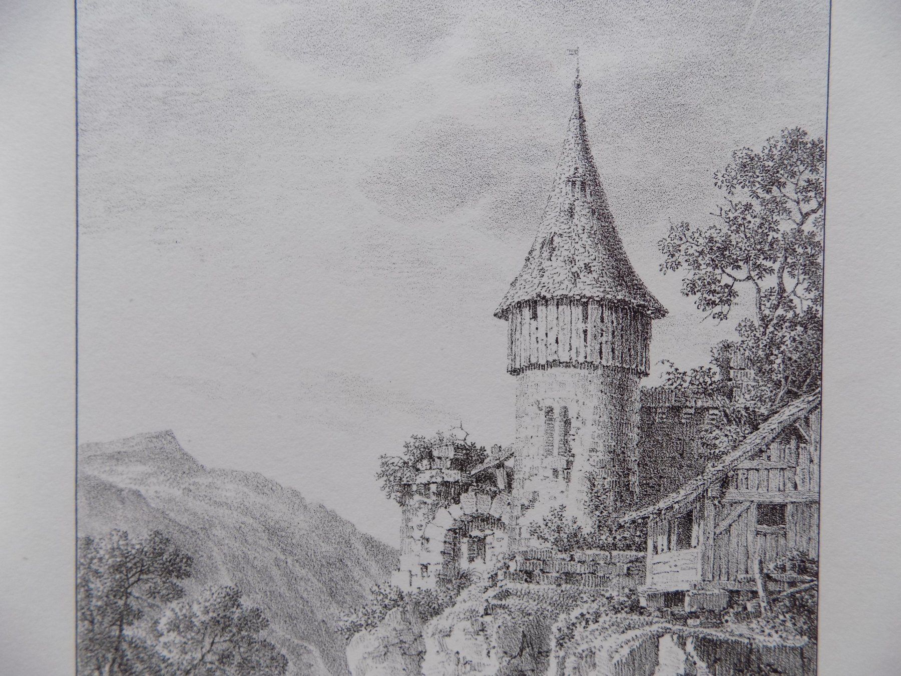 Gravures: Ruines aux environs de Vevey – D'occasion à Risch par Rischli15 2