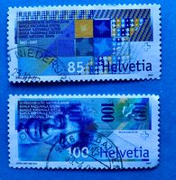 Nr.1220/1221 Stempel Sondermarken 100 Jahre Schweizerische 