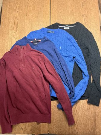 Herren Pullover Set Tommy Hilfiger Polo Grösse S/M