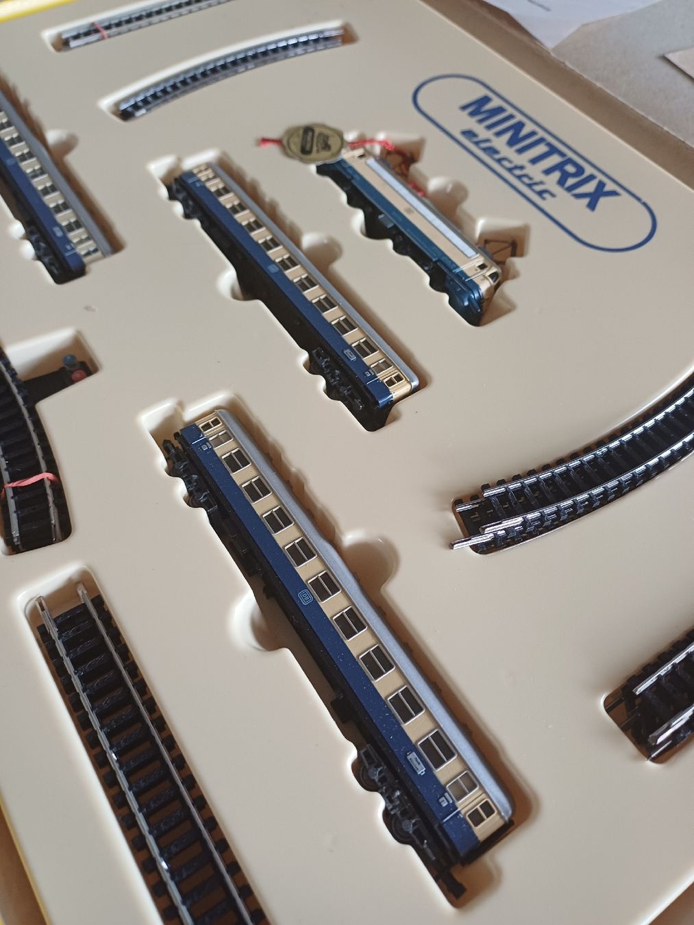 Trix Modellini di ferrovie: Mintrix-Set, Spur N, neuwertig, 1965-67 – Nuovo e nell'imballaggio originale da Allschwil venduto da dattelzwicker01 4