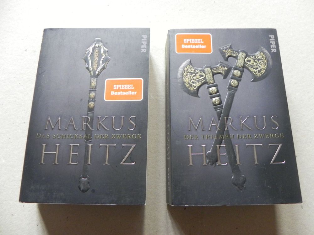 2 Bücher Zwerge Triumph & S. Fantasy Roman Markus Heitz