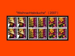 Viererblock-Serie "Weihnachtsbräuche" (2007)
