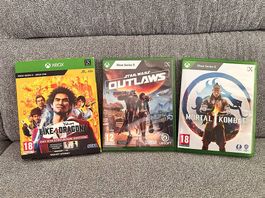 Lot de 3 bons jeux pour XBOX Series X